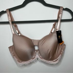 NWT 32DD Wacoal Lace Affair T-Shirt Bra